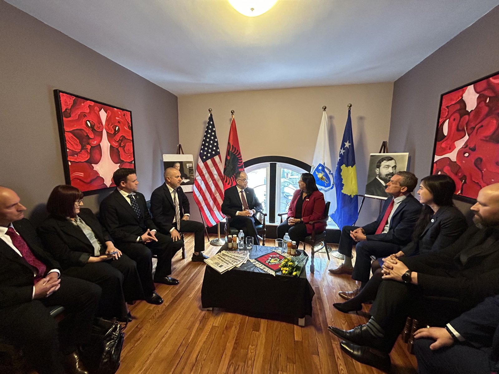 Albanian President meeting